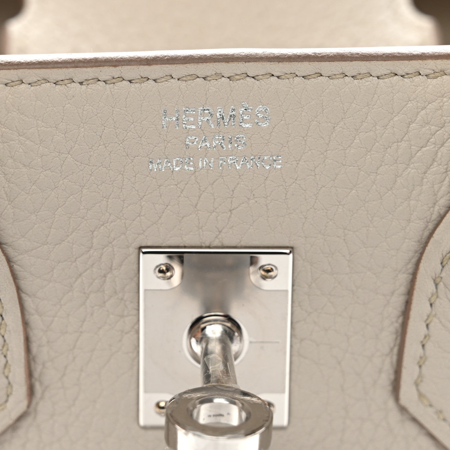 Hermes Togo Birkin 25 Beton 6 of 11