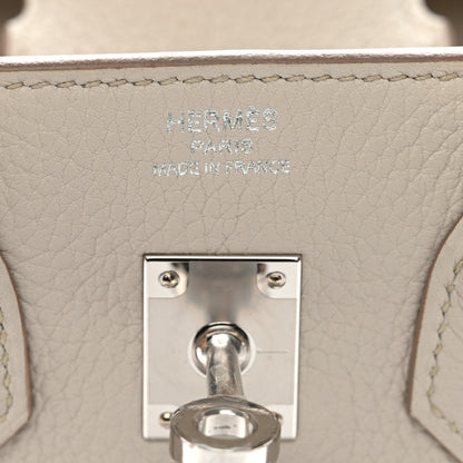Hermes Togo Birkin 25 Beton 6 of 11