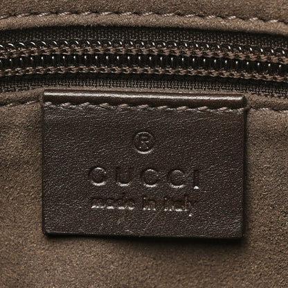 Gucci GG Supreme Monogram Medium Flat Messenger Bag Beige Brown 6 of 13