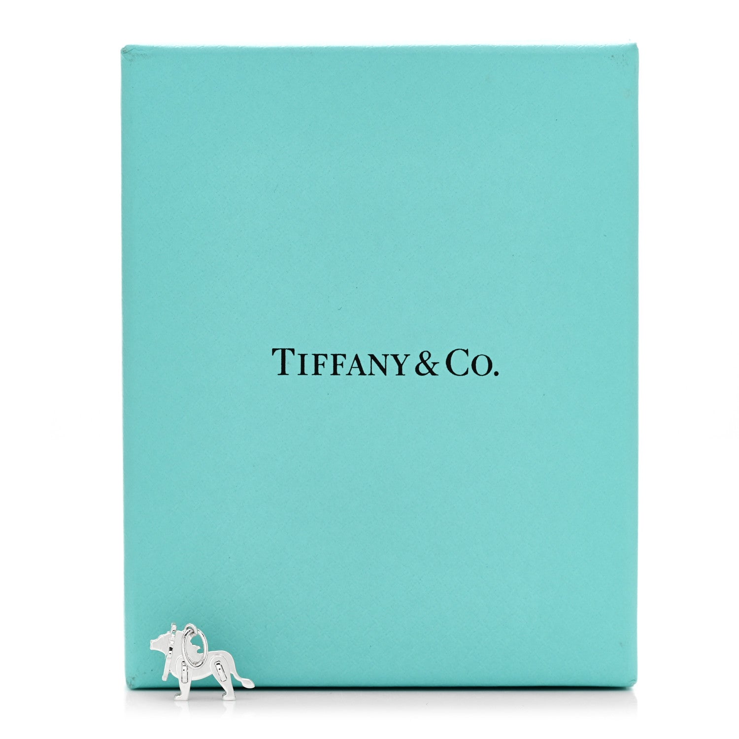 Tiffany Sterling Silver Save The Wild Lion Charm 7 of 7