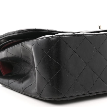 Chanel Lambskin Quilted Jumbo Double Flap Black 9 of 14
