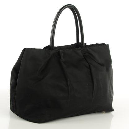 Prada Tessuto Fiocco Bow Tote Black 3 of 8