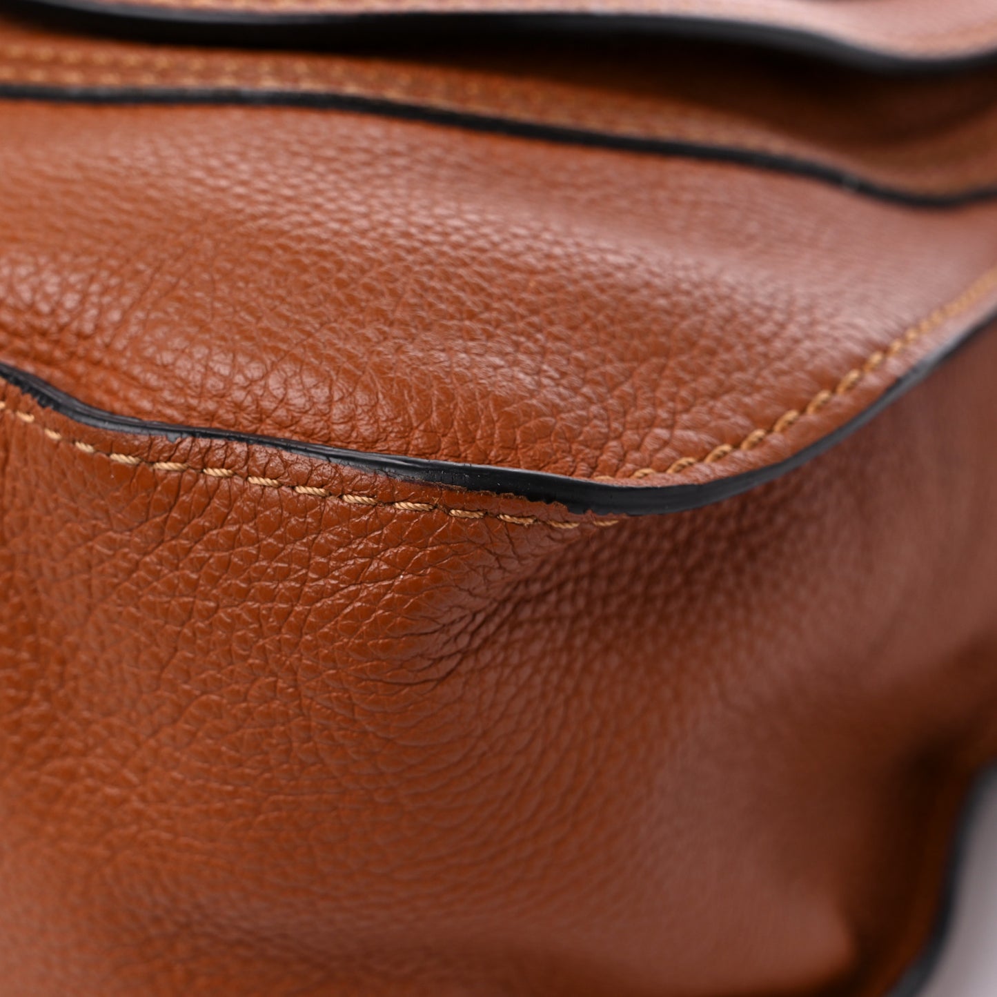 Calfskin Medium Marcie Satchel Tan