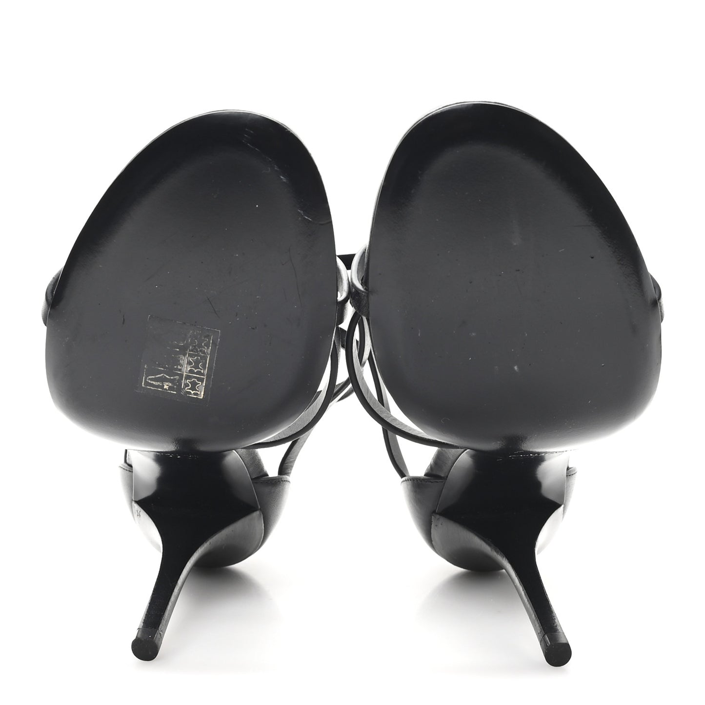 Calfskin Cassandra 100 Sandals 37 Black