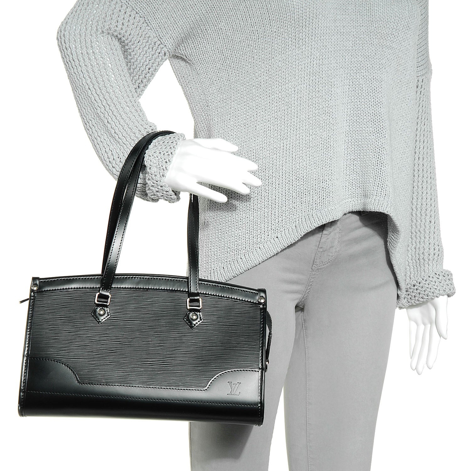 Louis Vuitton Epi Madeleine PM Black 2 of 8
