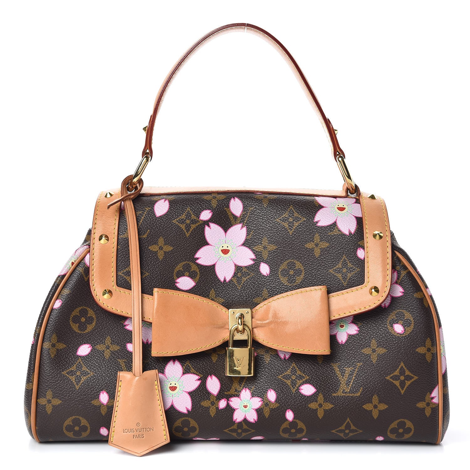 Louis Vuitton Monogram Cherry Blossom Sac Retro Bag Brown 1 of 10