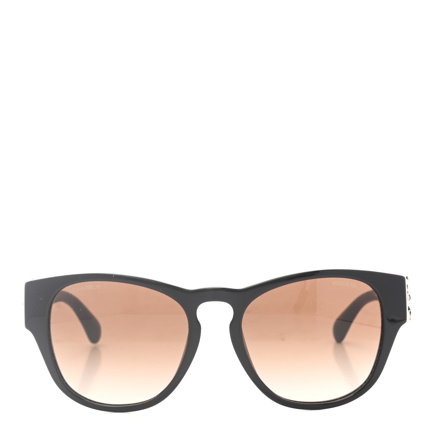 Chanel Crystal Lambskin CC Sunglasses 5455-Q-B Black 3 of 7