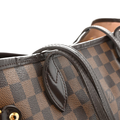Louis Vuitton Damier Ebene Neo Neverfull MM Rose Ballerine 13 of 16