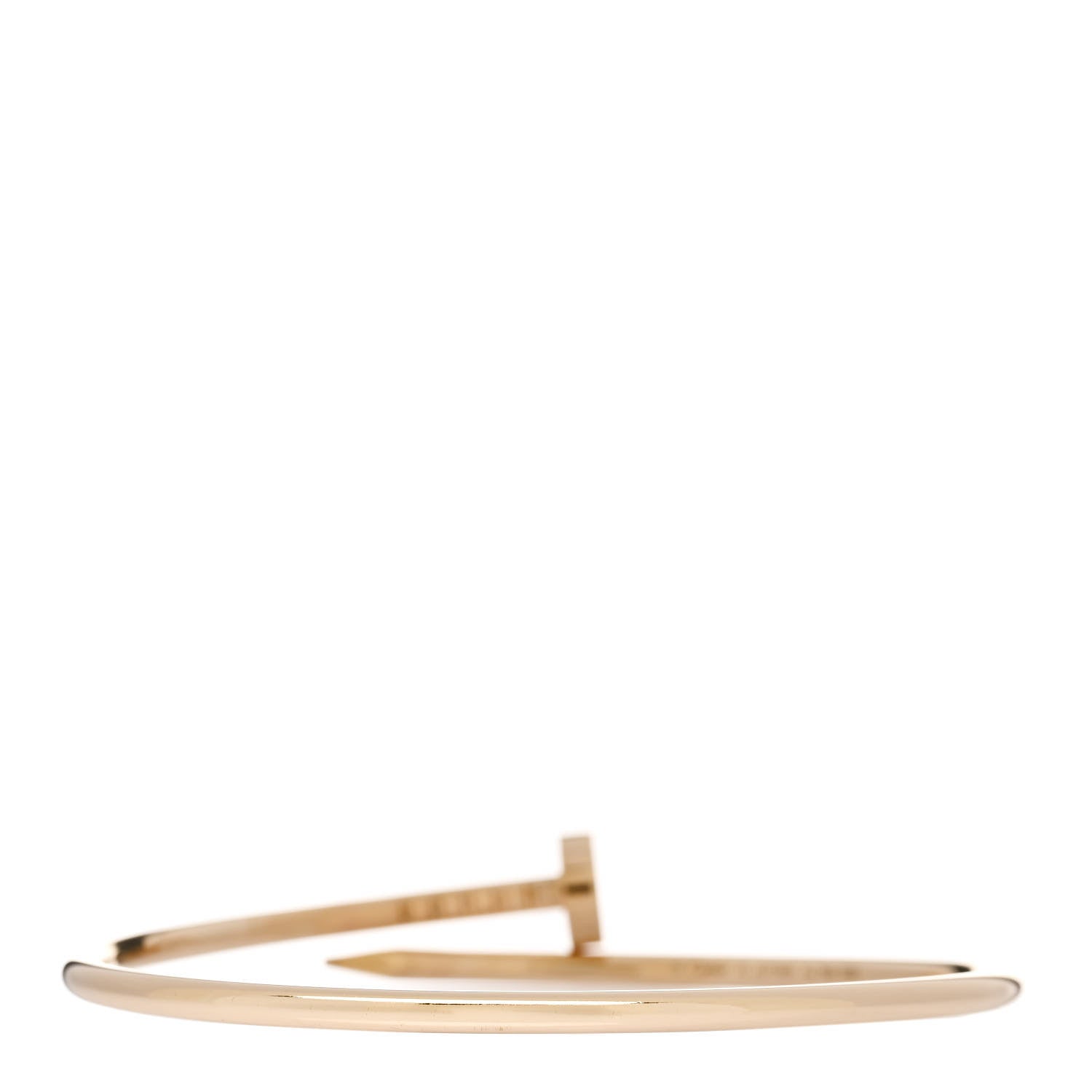 Cartier 18K Yellow Gold Small Juste Un Clou Bracelet 15 2 of 3