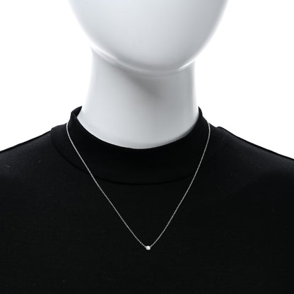Tiffany Platinum Diamond .12ct Elsa Peretti Diamonds by the Yard Pendant Necklace 2 of 5