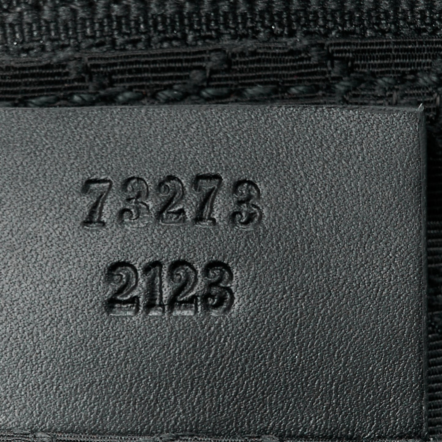 Nylon Monogram Cosmetic Pouch Black