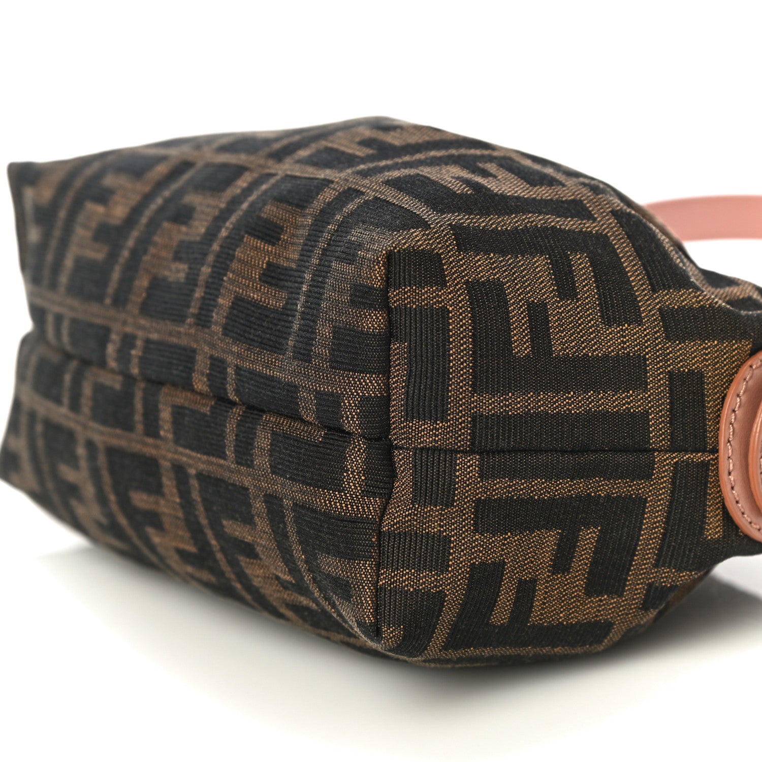 Fendi Zucca Cuoio Lucido Hobo Tobacco Bois de Rose 9 of 9