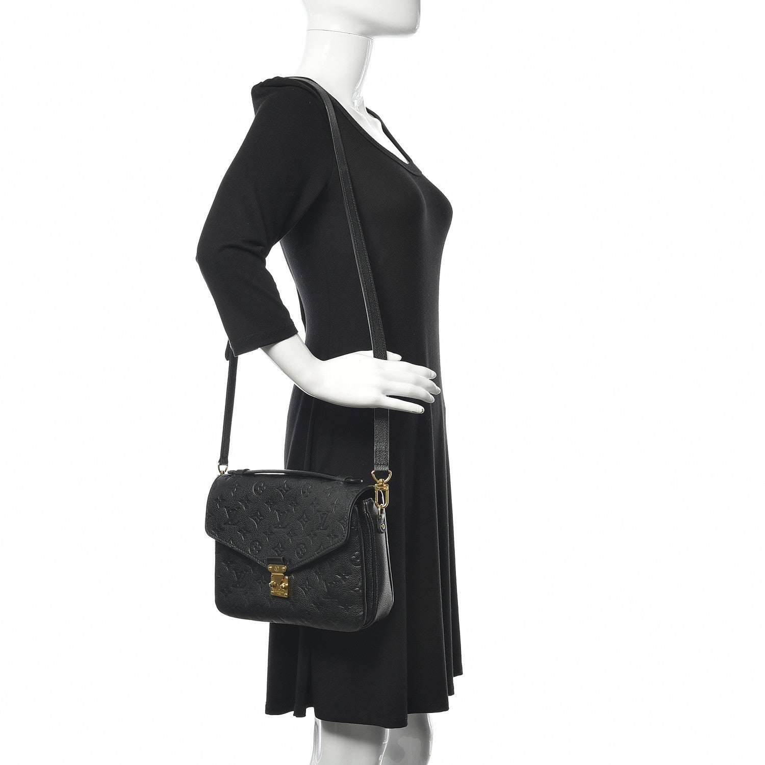 Louis Vuitton Empreinte Pochette Metis Black 2 of 10