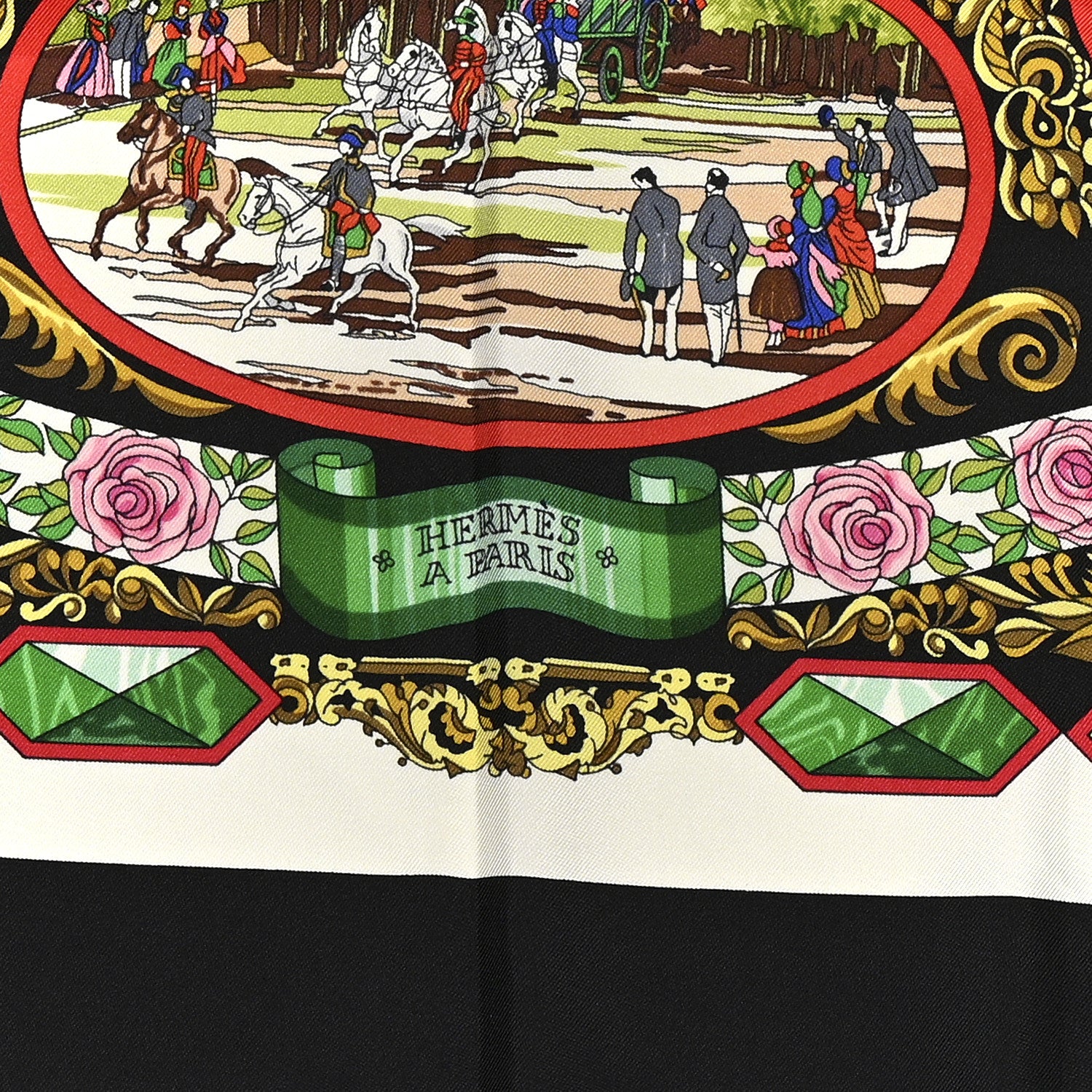 Hermes Silk L'entente Cordiale Scarf 90 2 of 6