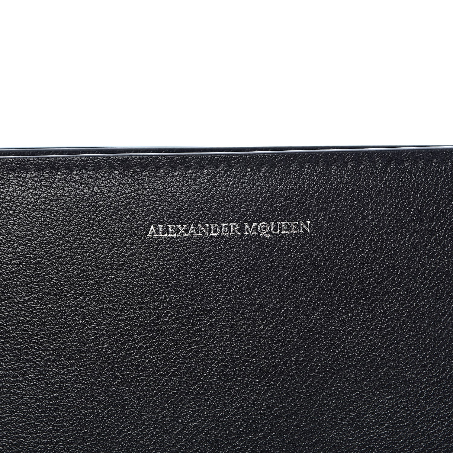 Alexander McQueen Grained Calfskin Twin Skull Crossbody Black 7 of 10