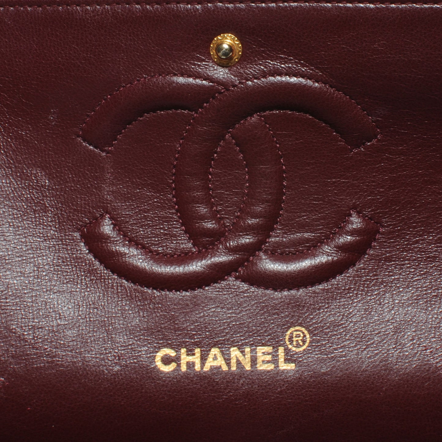 Lambskin Medium Double Flap Black