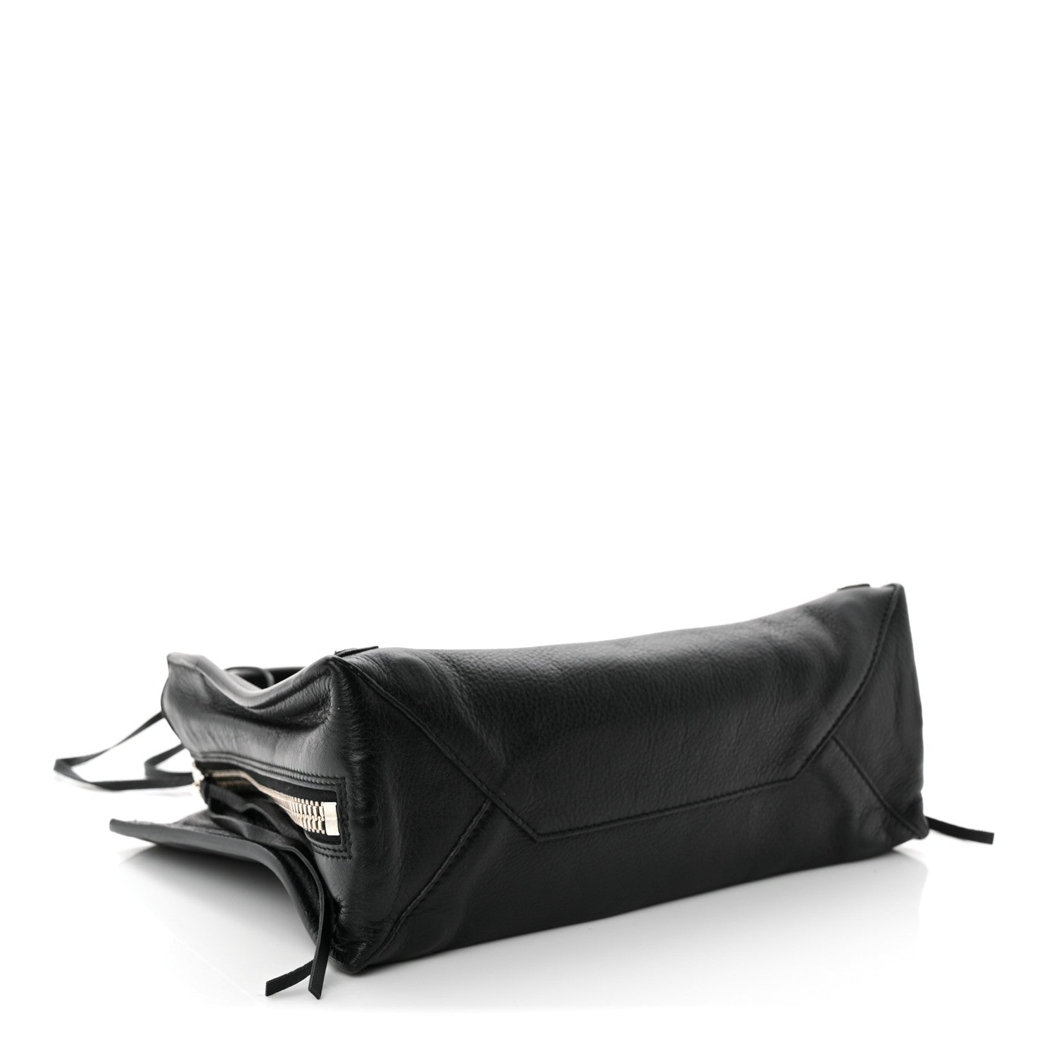 Balenciaga Grained Calfskin Papier Mini A4 Zip Around Tote Black 5 of 11