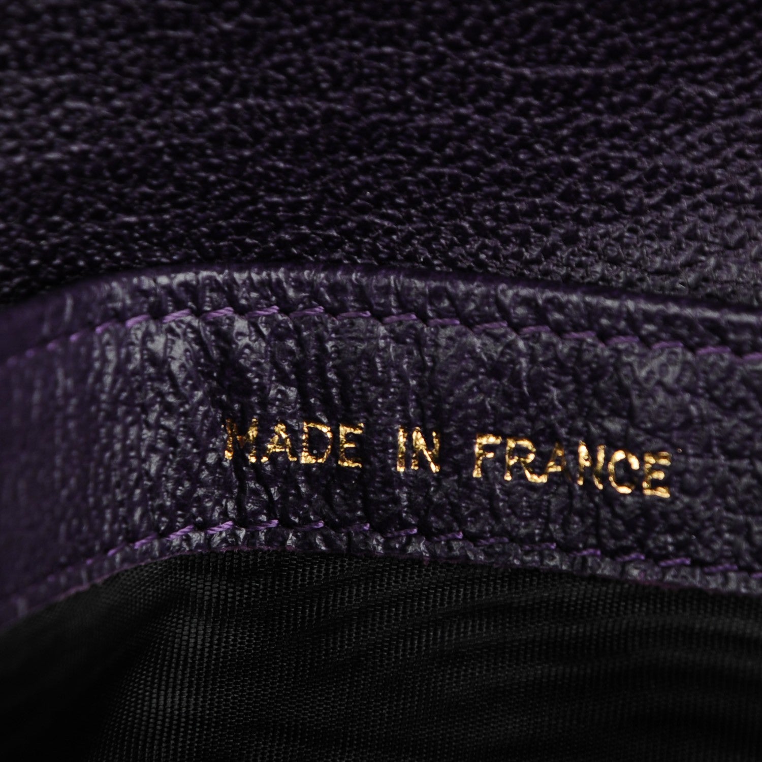 Chanel Goatskin Bi-Fold Wallet Purple 7 of 8