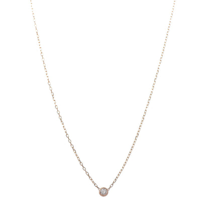 Cartier 18K Pink Gold Diamond SM D'Amour Pendant Necklace 1 of 7