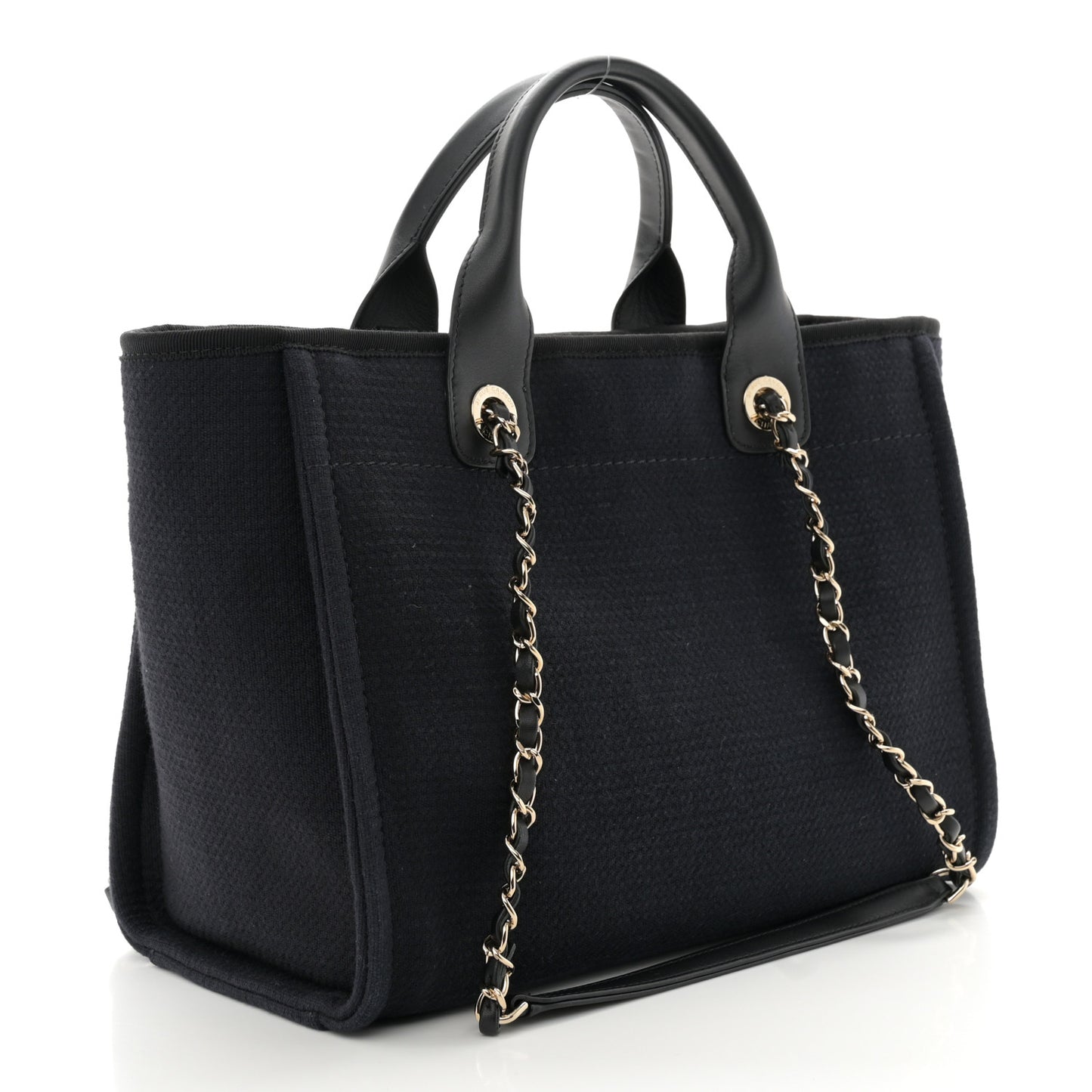 Mixed Fibers Small Deauville Tote Black