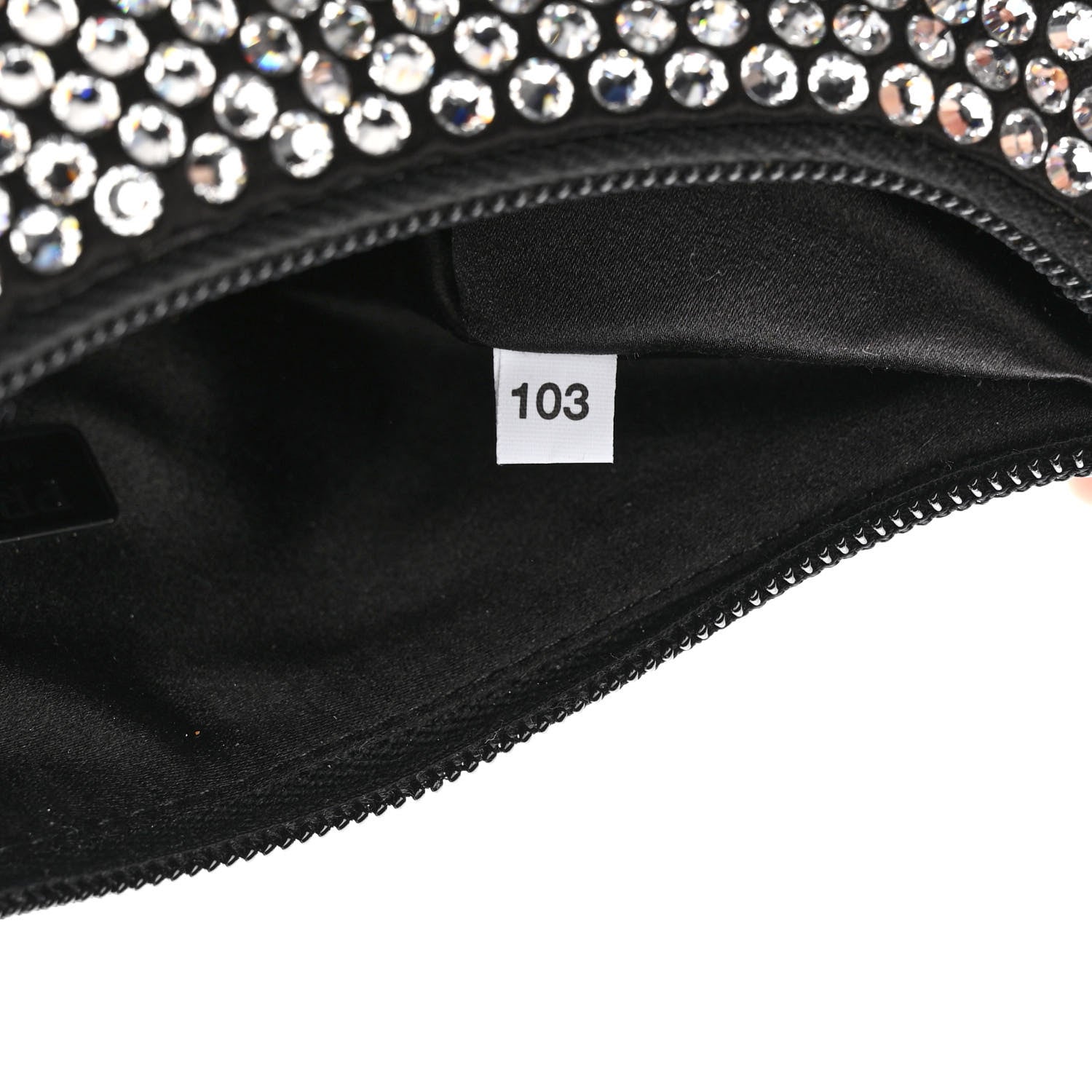 Prada Satin Crystal Mini Re-Edition 2000 Bag Cristal 7 of 9