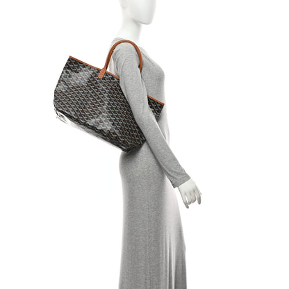 Goyard Goyardine Saint Louis PM Black Gold 2 of 11