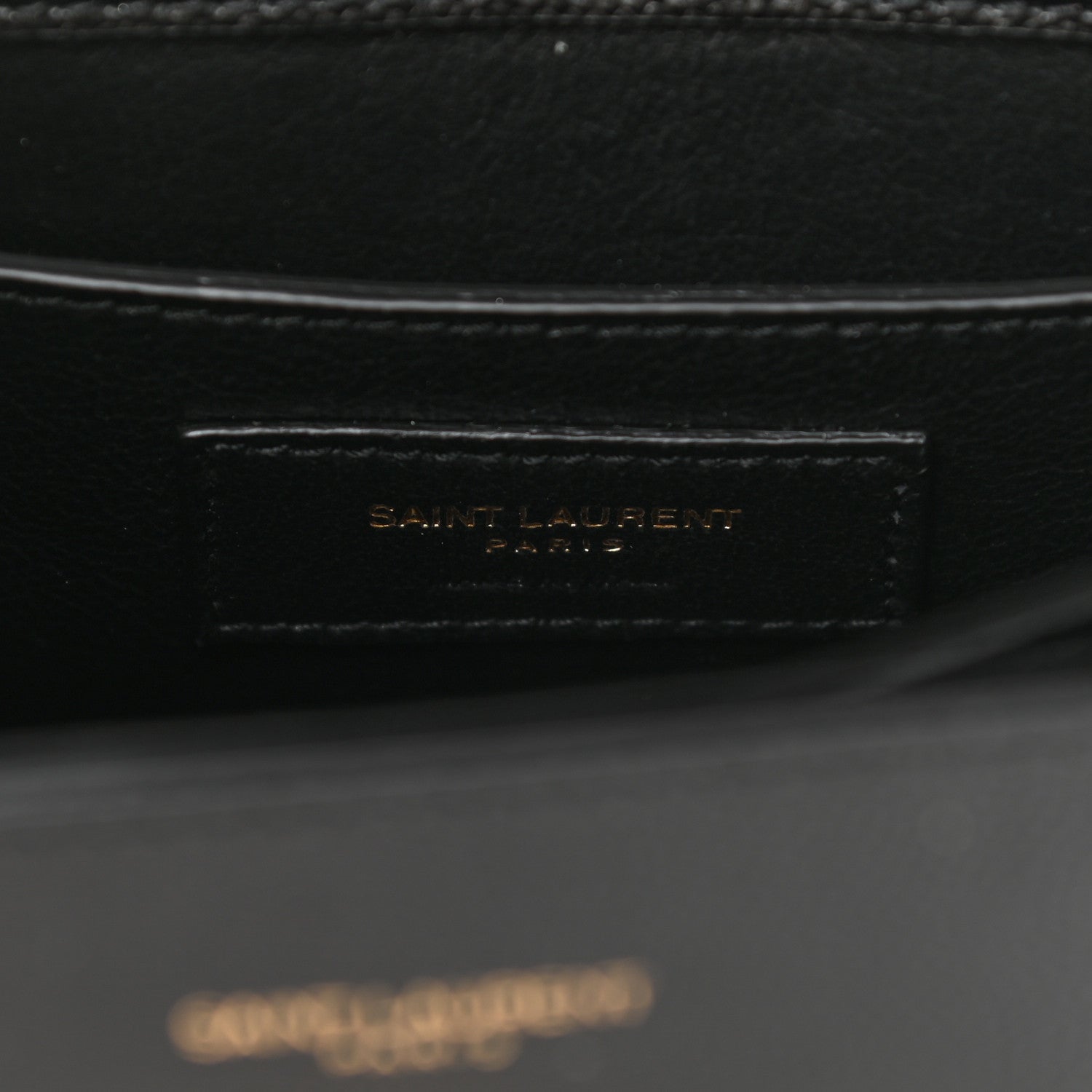 Saint Laurent Grain de Poudre Mini Classic Monogram Cassandra Top Handle Black 6 of 9