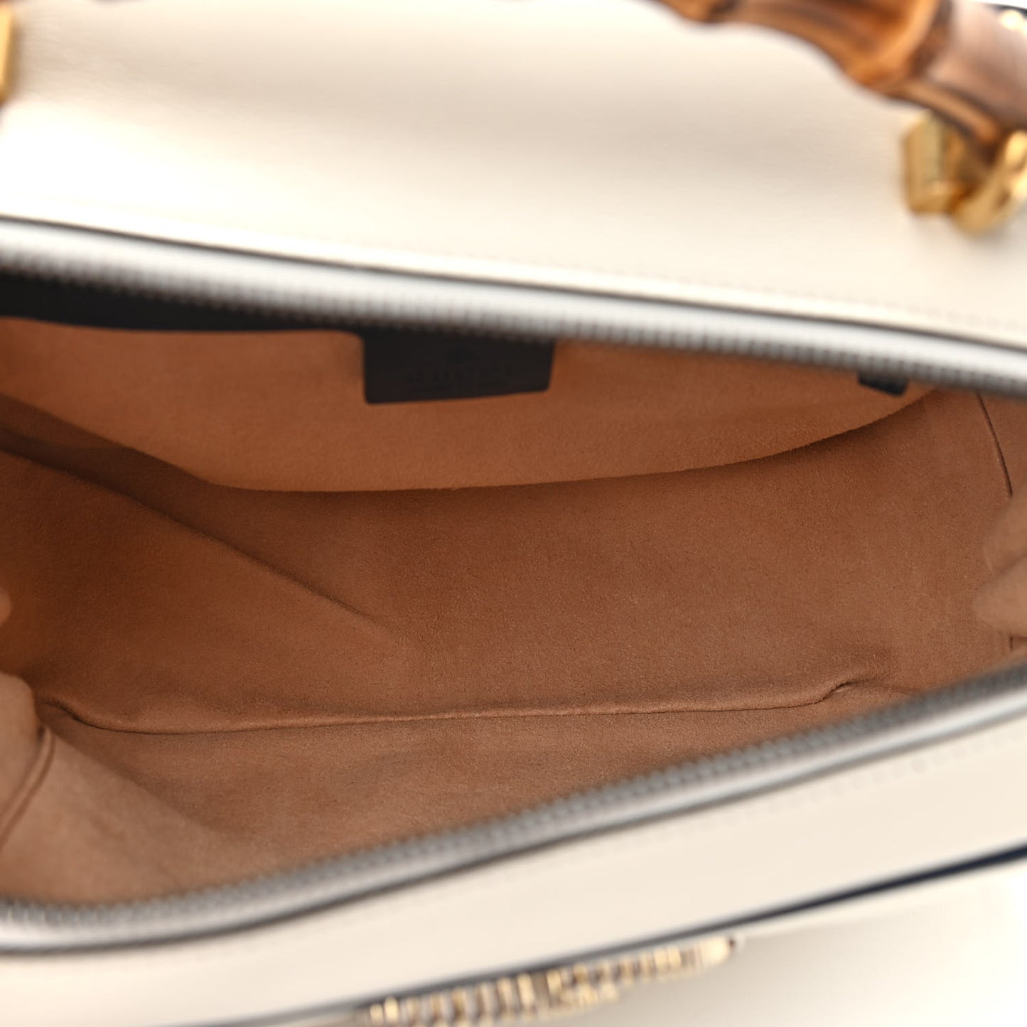 Vintage Effect Calfskin Matelasse Diagonal Small Torchon GG Marmont Bamboo Top Handle Shoulder Bag Mystic White Blue Agata