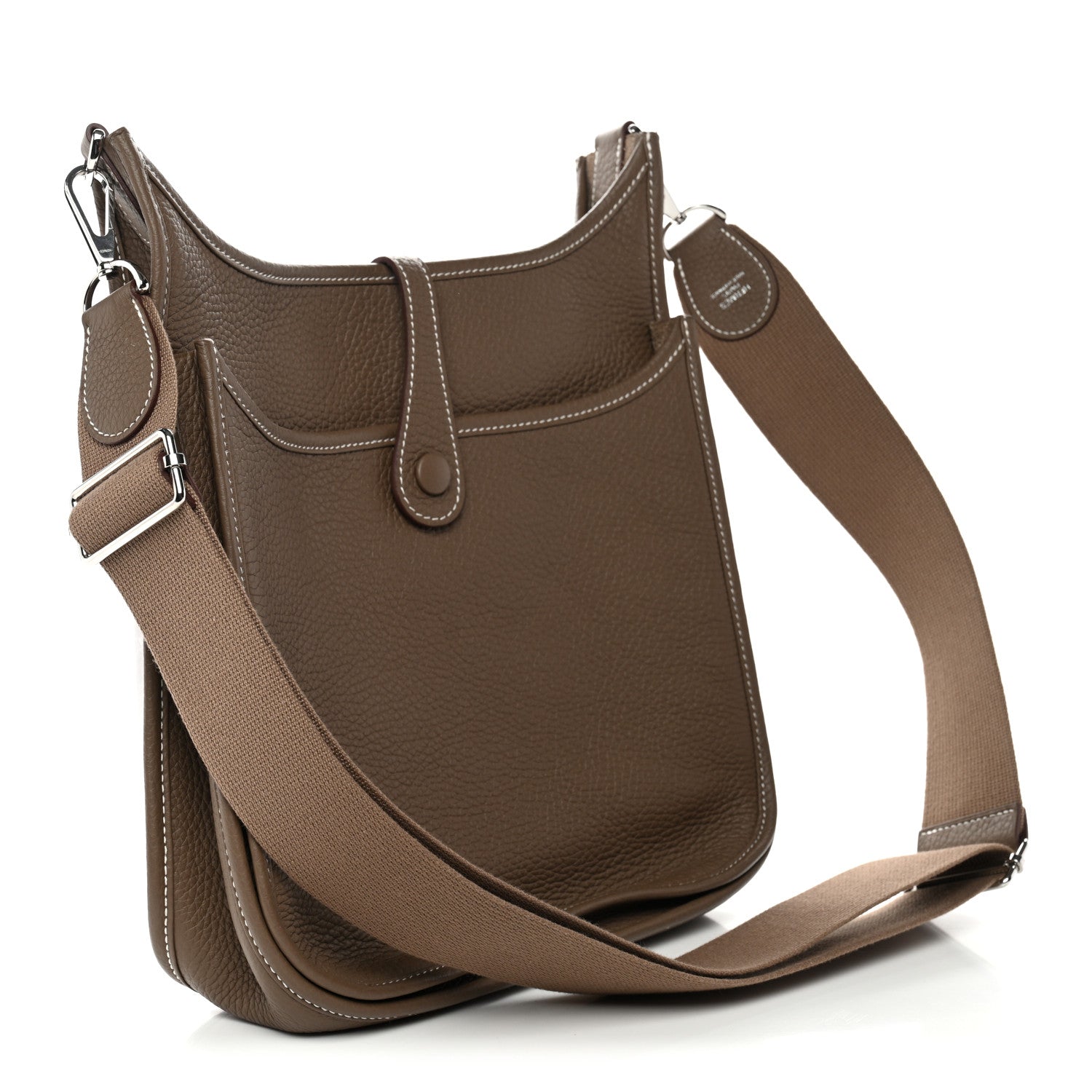 Hermes Taurillon Clemence Evelyne III PM Etoupe 3 of 11
