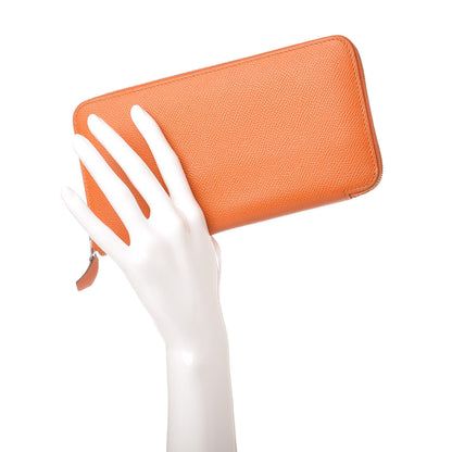 Hermes Epsom Azap Wallet Orange 2 of 12