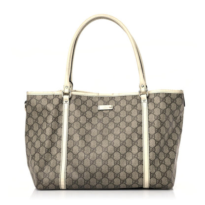 Gucci GG Plus Monogram Medium Joy Tote Off White 1 of 33