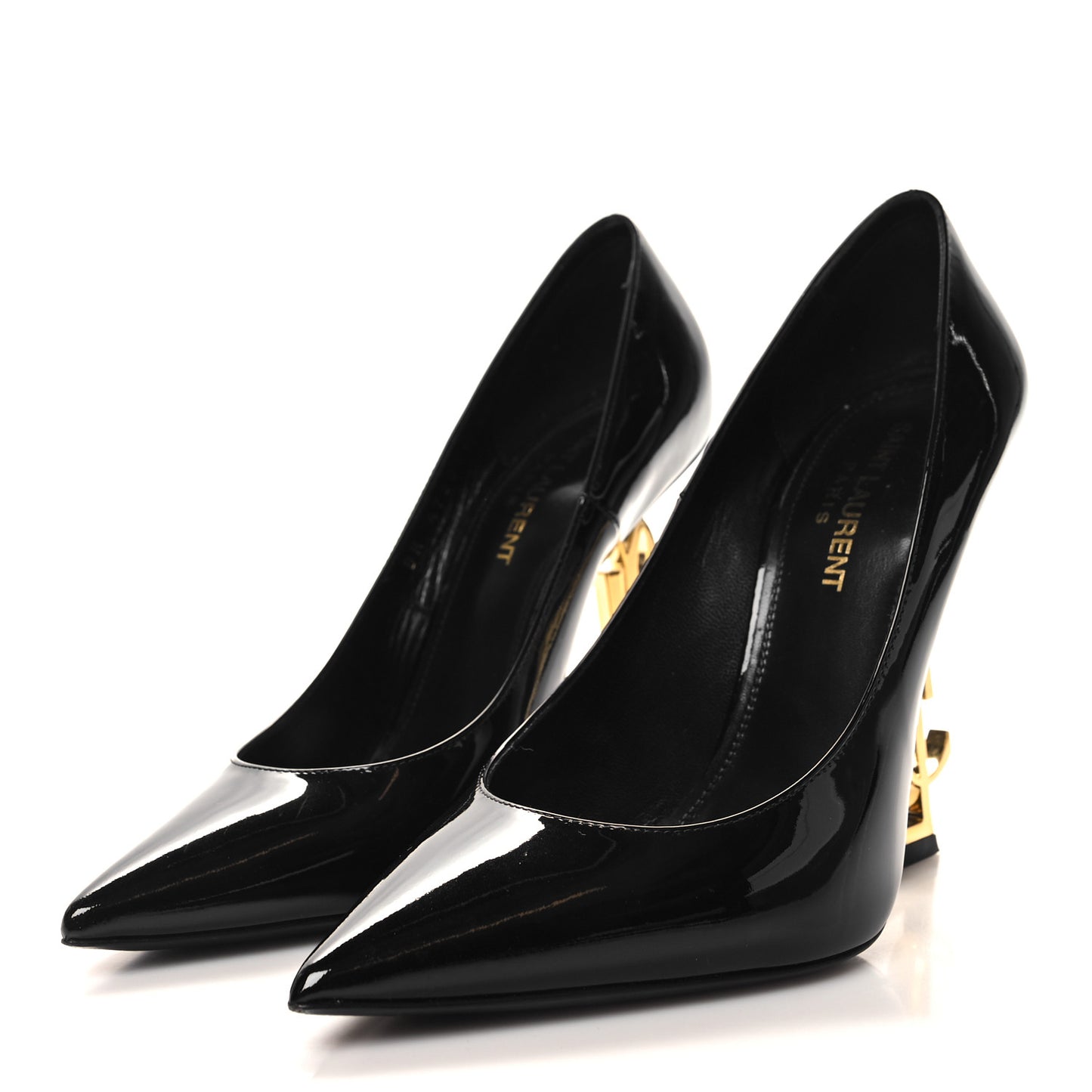 Patent Opyum 110 Pumps 37 Black Gold