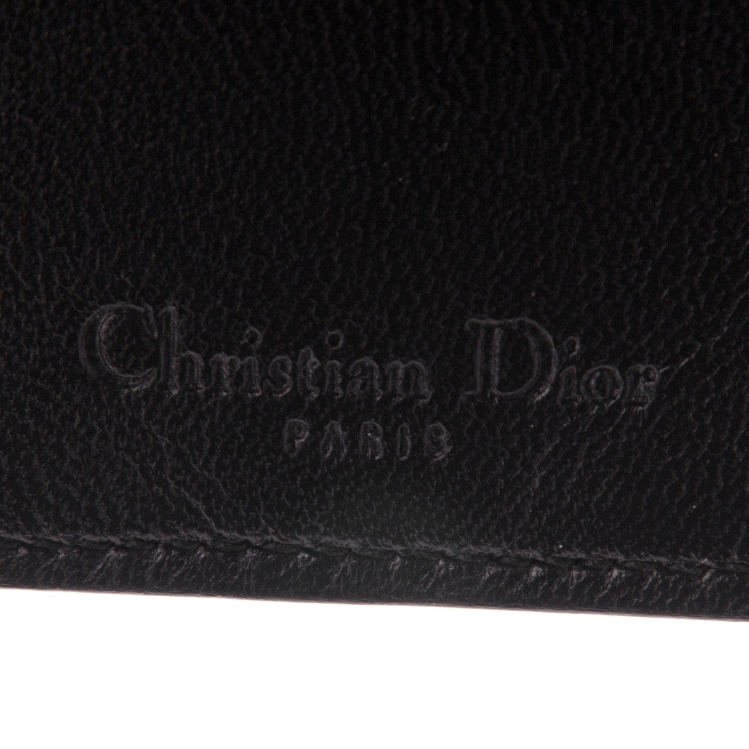 Christian Dior Lambskin Cannage Lady Dior Card Holder Black 5 of 6