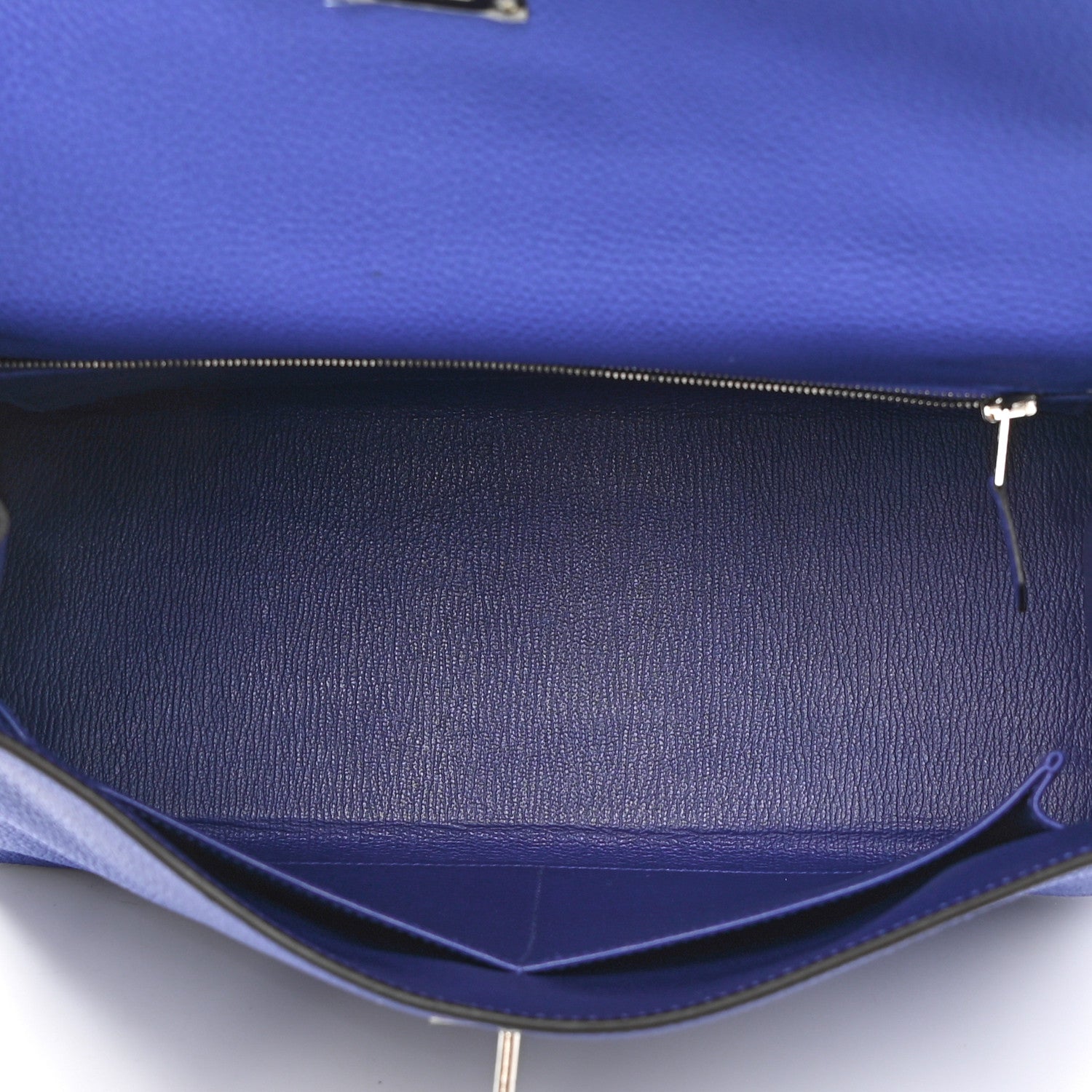 Hermes Togo Kelly Retourne 32 Bleu Electrique 5 of 17