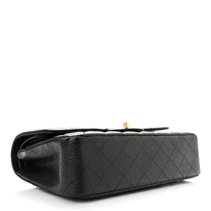 Chanel Caviar Quilted Medium Double Flap Black 7 of 20
