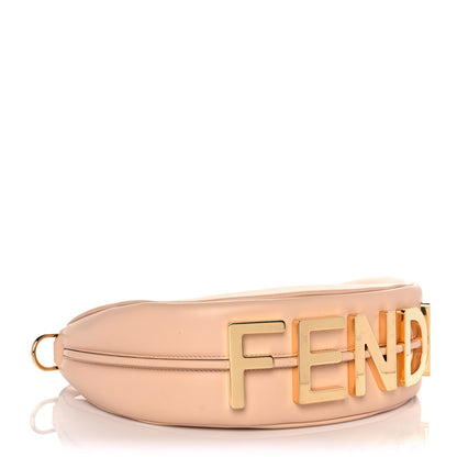 Fendi Vitello Grace Matte Small Fendigraphy Hobo Bag Light Rose 4 of 10