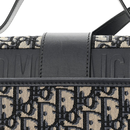 Christian Dior Oblique 30 Montaigne Flap Bag Blue 12 of 19