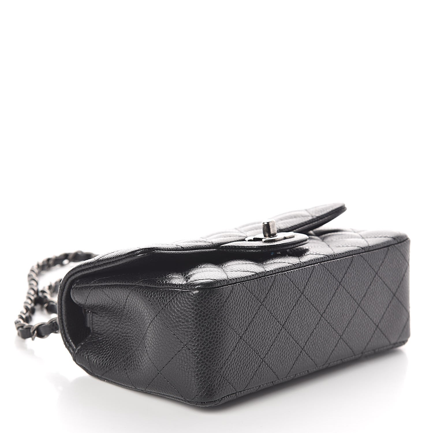 Chanel Caviar Quilted Mini Rectangular Flap Black 4 of 10
