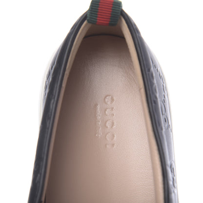 Gucci Guccissima Dublin Slip On Sneakers 41.5 Black 6 of 9