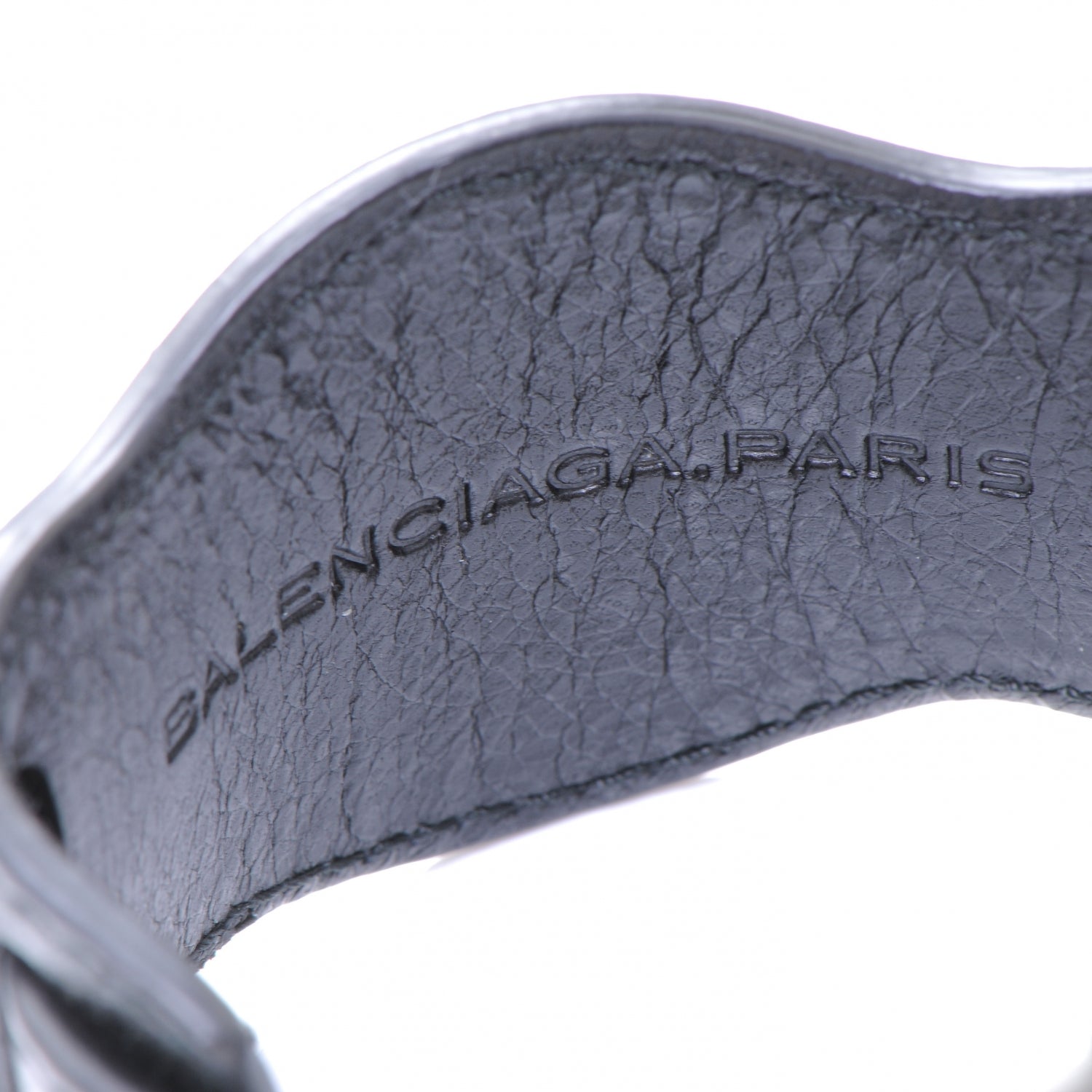 Balenciaga Agneau Arena Bracelet Black 5 of 6