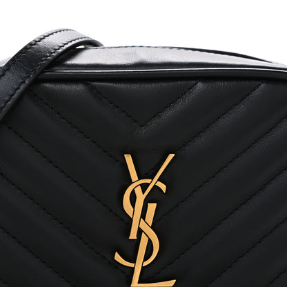 Saint Laurent Calfskin Matelasse Monogram Lou Belt Bag Black 8 of 10