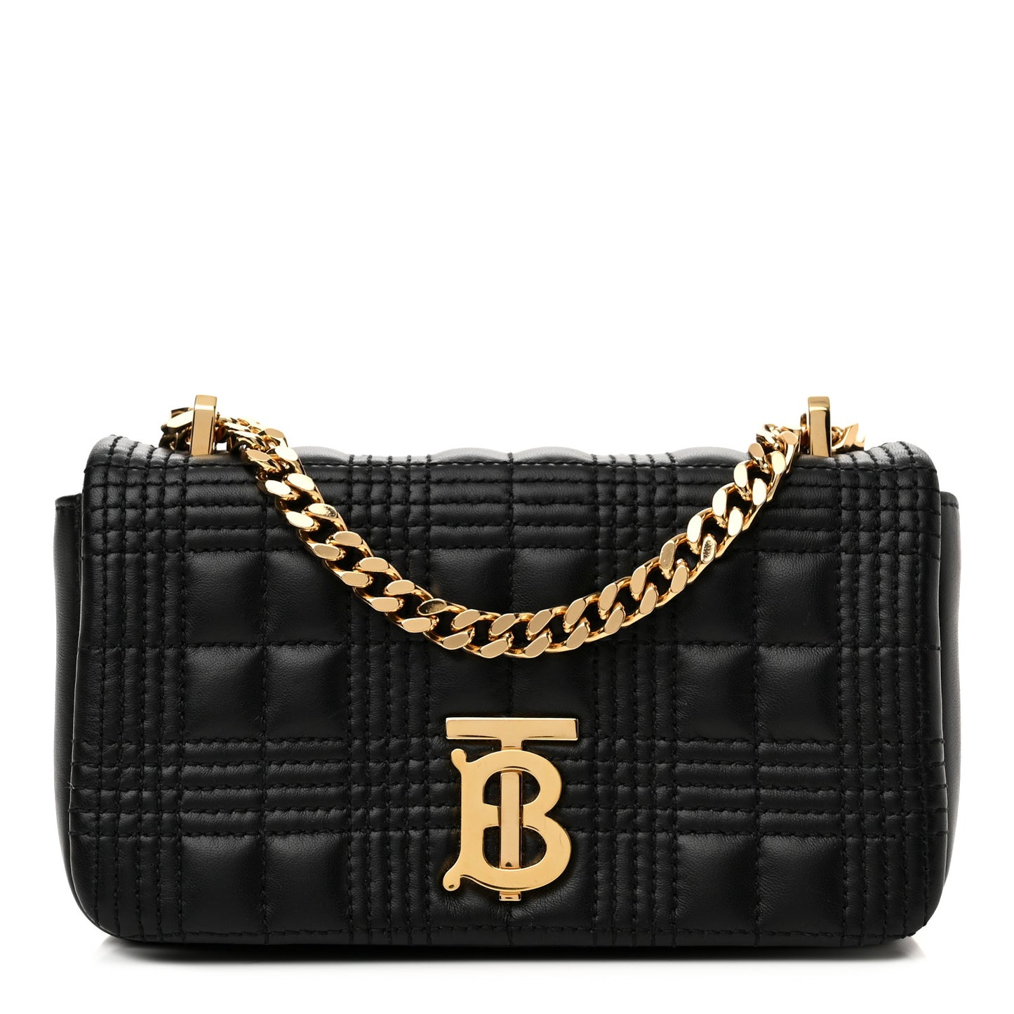Lambskin Quilted Mini Lola Bag Black