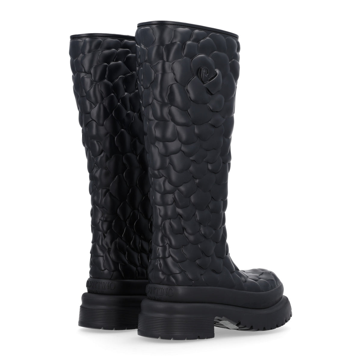 Rubber Atelier 03 Rose Edition 30/50mm Tall Rainboots 35 Black