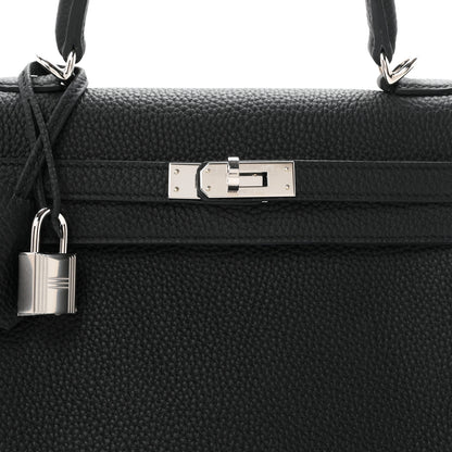 Hermes Togo Kelly Retourne 25 Black 8 of 10