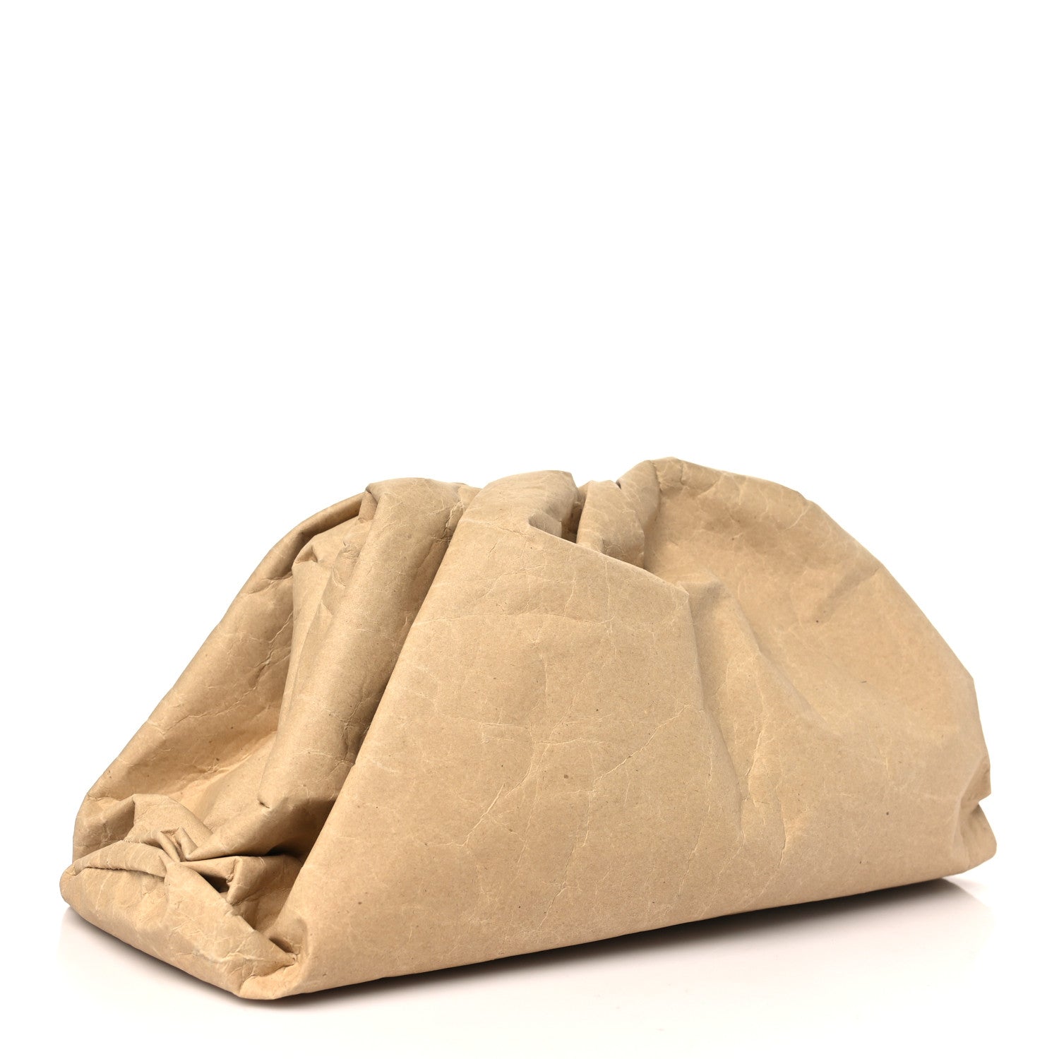 Bottega Veneta Carta The Pouch Oversized Clutch Kraft 1634285