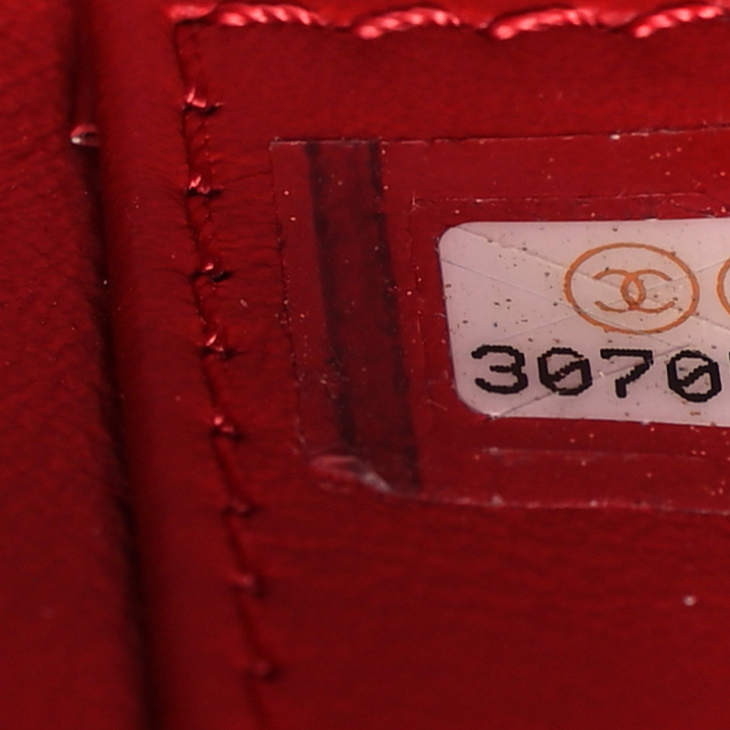 Calfskin Quilted Medium CC Filigree Flap Red