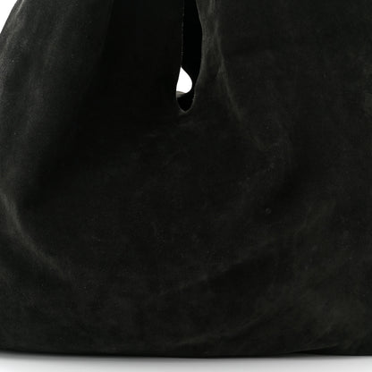 The Row Suede Bindle Bag Espresso 7 of 9