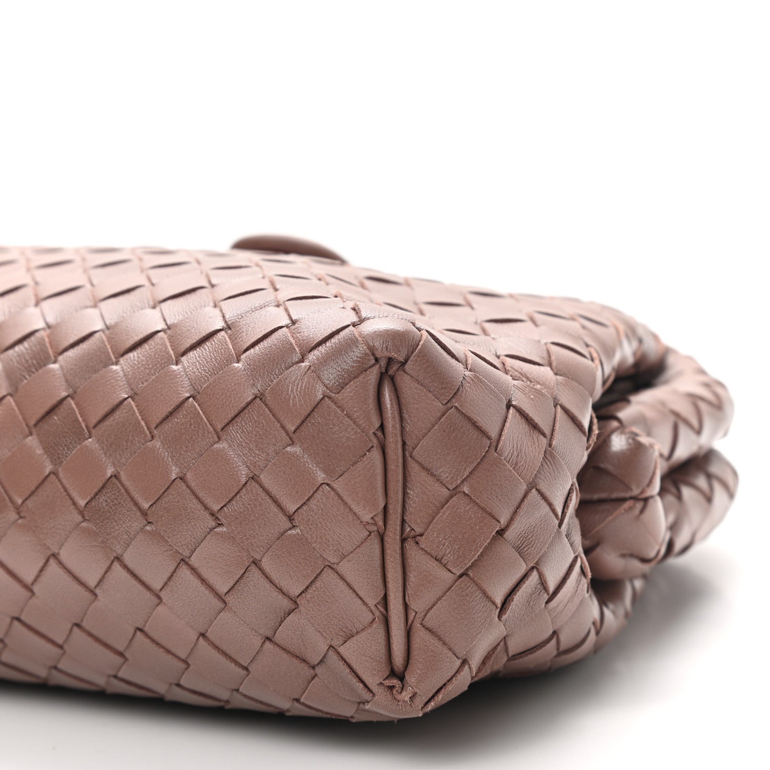 Bottega Veneta Nappa Intrecciato The Lauren 1980 Clutch Camel 10 of 10