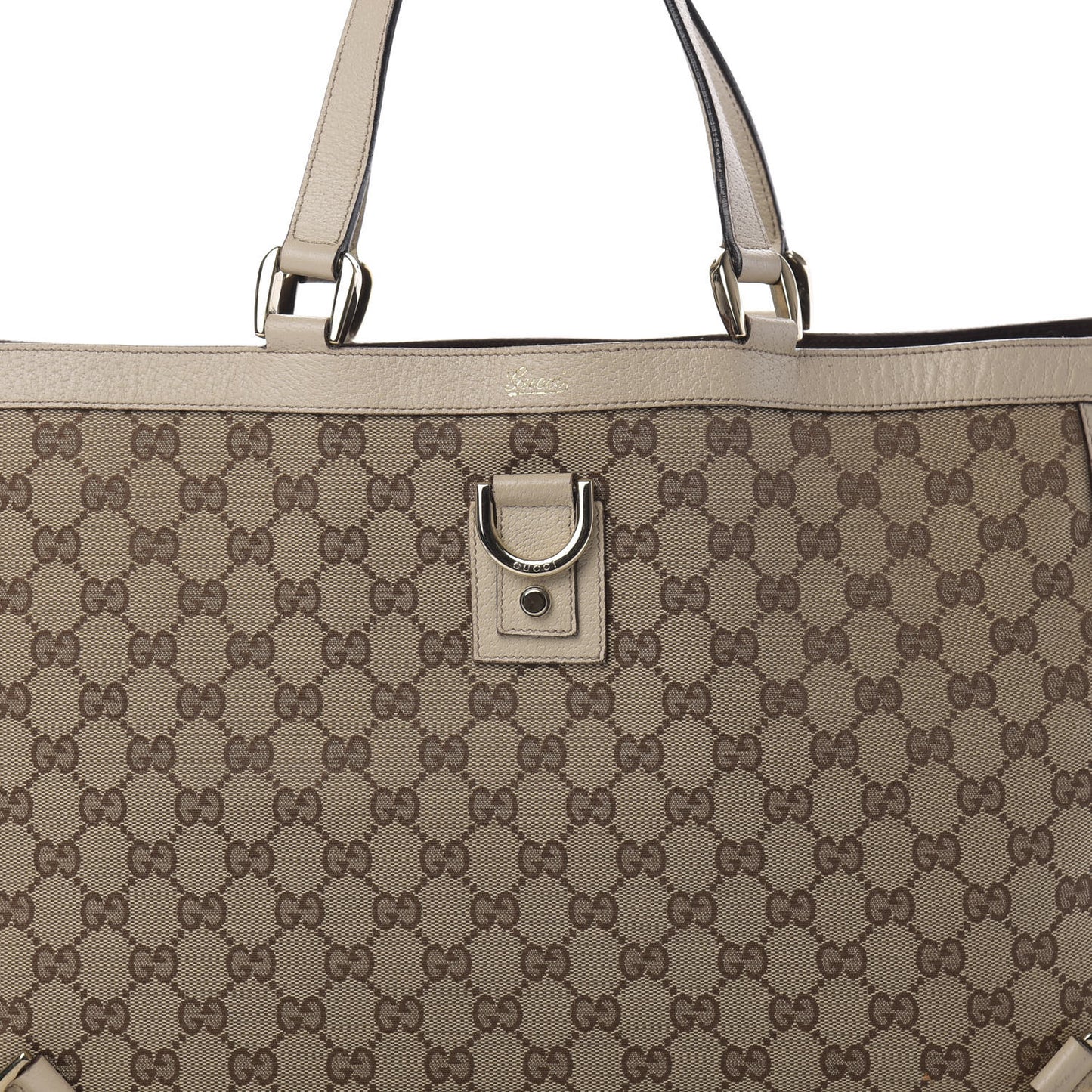 Monogram Large Abbey Tote Off White