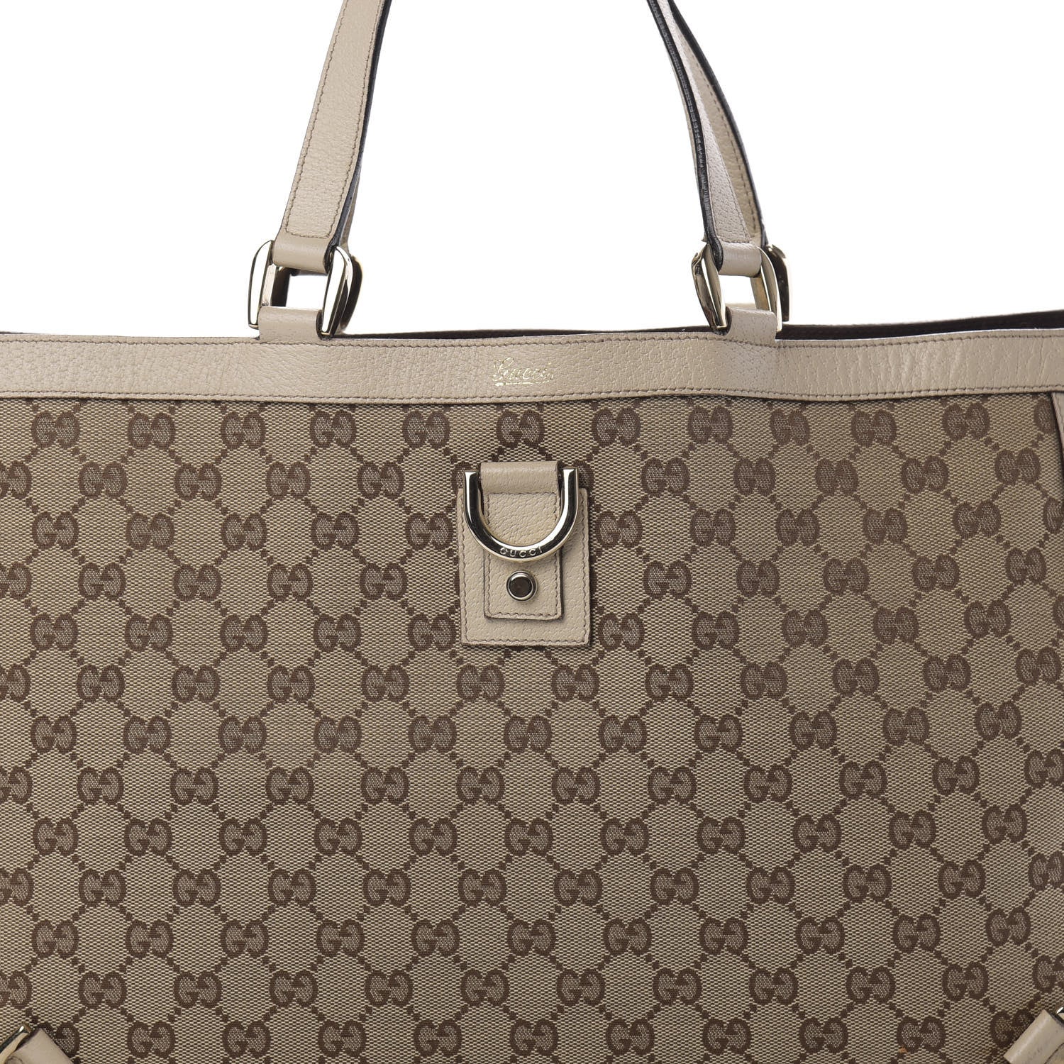 Gucci Monogram Large Abbey Tote Off White 8 of 17